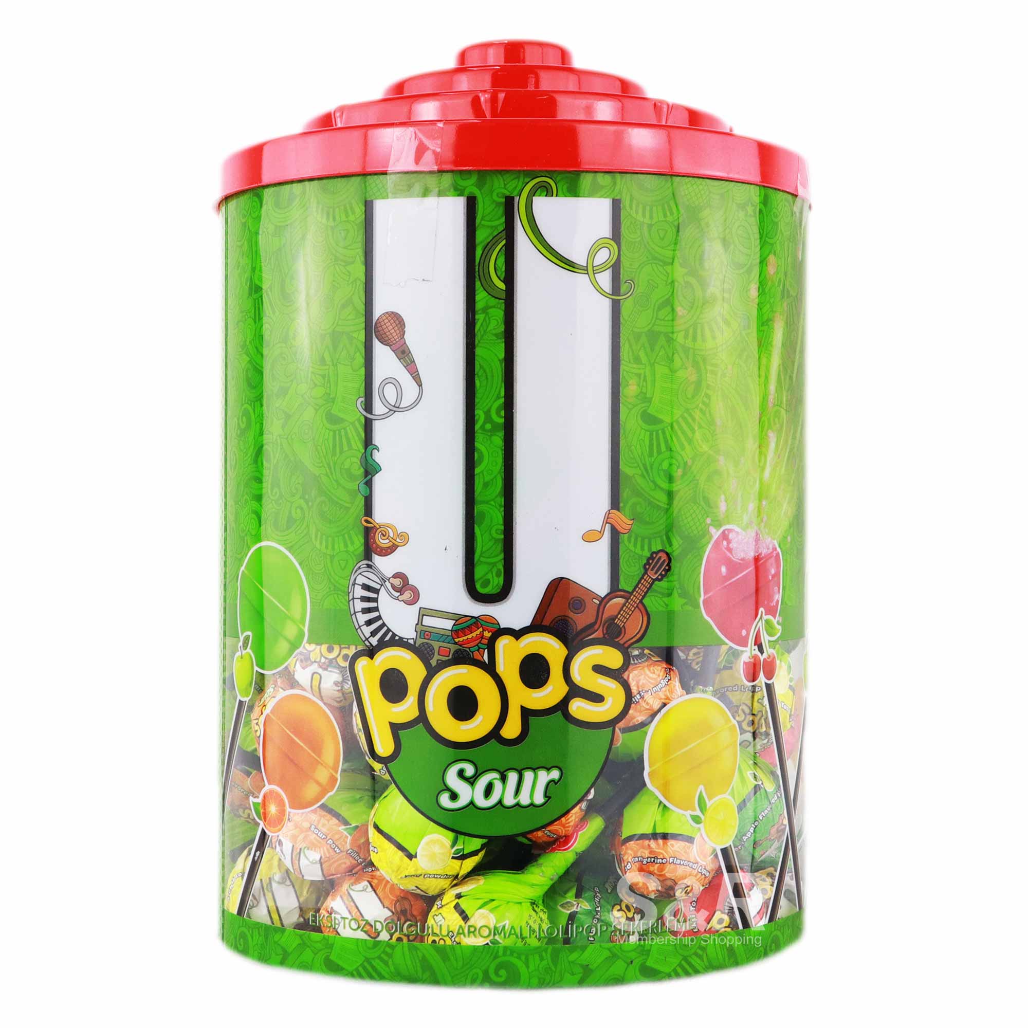 Durukan U Pops Sour 60 lollipops